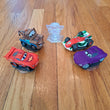 Lot Of 4 Disney Infinity Cars Figures Crystal Trophy McQueen Mater,Fast Shipping