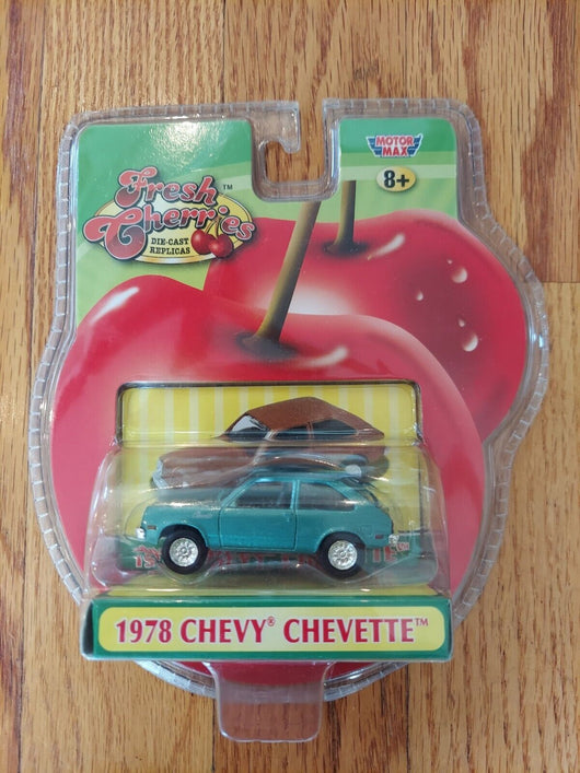 Motor Max: Fresh Cherries - 1978 Chevy Chevette - 1/64 Scale, Fast Shipping