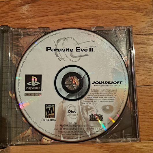 Parasite Eve II 2 (Sony PlayStation 1, 2000) PS1 CIB Complete NM Disc,Fast SHIP