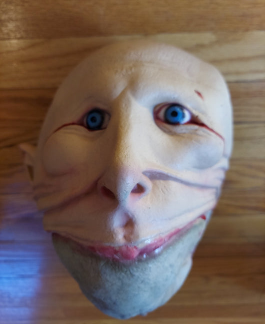2 Faces/Zombie Latex Mask (2015 Rubies Costume) Halloween Prop - Brand New
