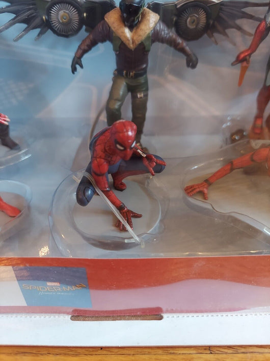 Spider-Man Homecoming 6 Piece Figurine Set - Marvel, Fast Shipping!