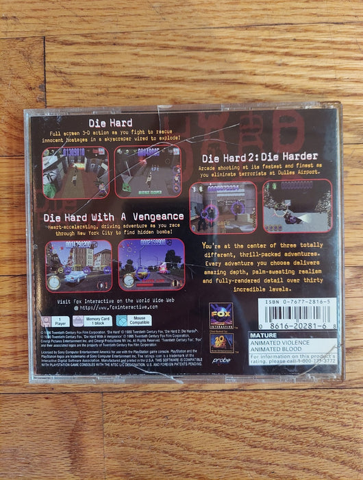 Die Hard Trilogy - Greatest Hits (CIB) - PS1 Game Action, Works, Fast Shipping!