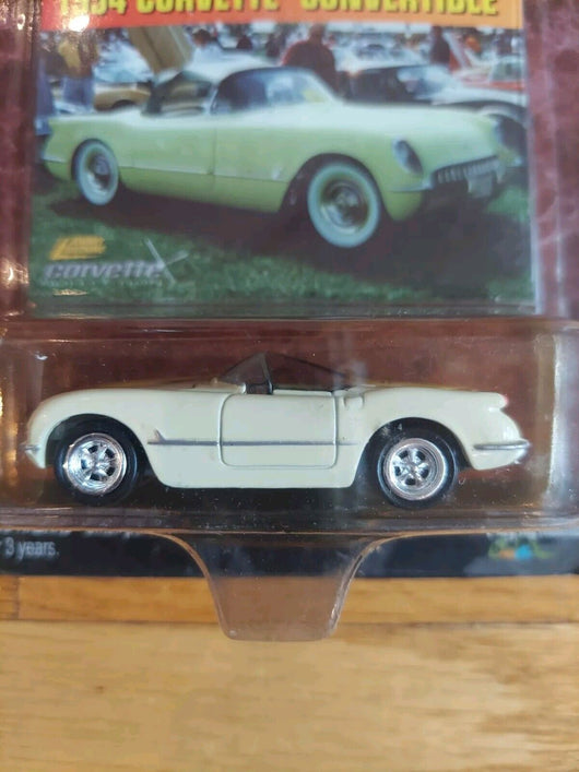 1954 Chevrolet Corvette Convertible Johnny Lightning 1:64 Scale DieCast New