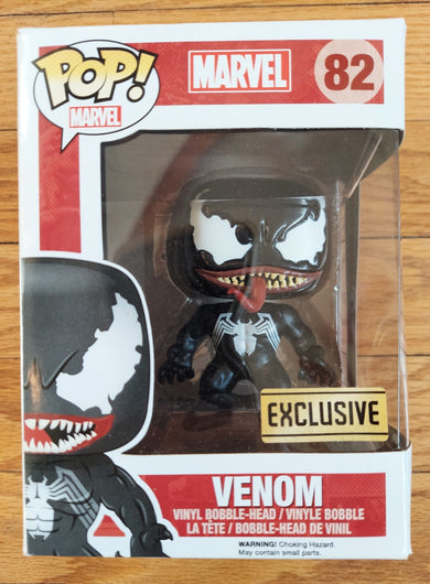 Funko Pop! Marvel - Venom #82 Exclusive - Vinyl Bobble-Head Figure - NEW in Box