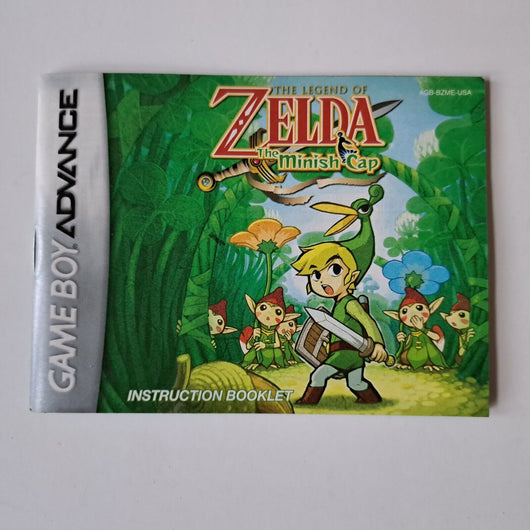 Legend of Zelda: The Minish Cap Nintendo Game Boy Advance Manual Only! Fast Ship