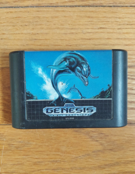 Ecco The Dolphin - Sega Genesis Game Action & Adventure - Works - Fast Shipping!