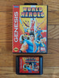 World Heroes (No Manual) - Sega Genesis Game Fighting Arcade Works Fast Shipping