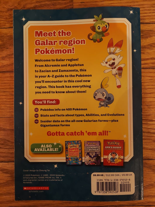 6 Pokemon Scholastic Handbooks - No Posters - Scarlet Violet Galar Super Deluxe