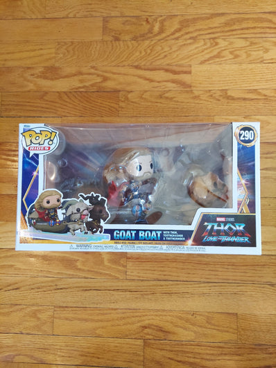 Funko Pop! Rides: Goat Boat With Thor, Toothgnasher, & Toothgrinder #290