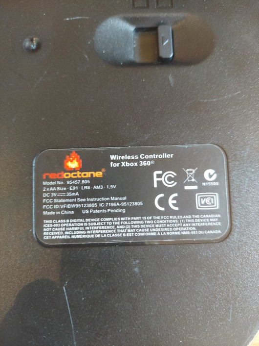 Guitar Hero Sunburst Wireless Guitar For Xbox 360 (No Battery Cover), Fast Ship!
