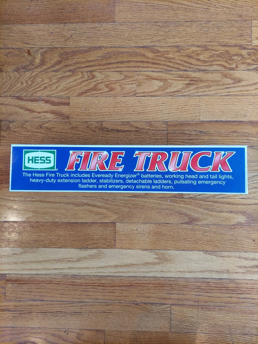 Hess 2000 Fire Truck,Fast Shipping