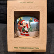 HALLMARK KEEPSAKE ORNAMENT- SATIN ORNAMENT-MICKEY & MINNIE MOUSE- 1980 Christmas