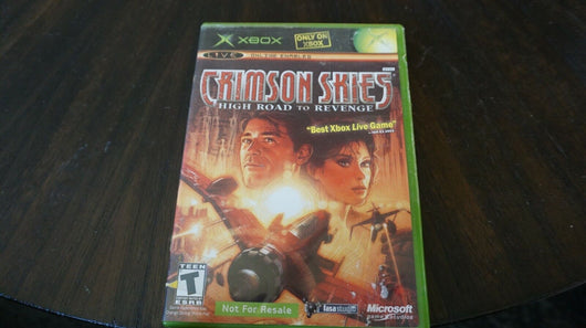 Crimson Skies: High Road to Revenge (Microsoft Xbox, 2003) (COMPLETE IN BOX)