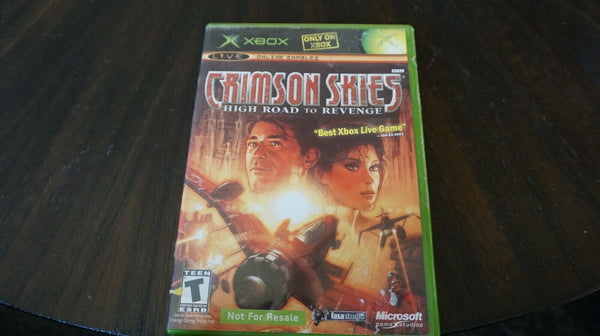 Crimson Skies: High Road to Revenge (Microsoft Xbox, 2003) (COMPLETE IN BOX)