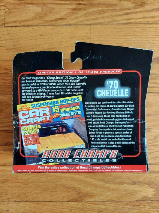 Road Champs Collectibles: Chevy 5 Car Lot ('55 Chevy, '55 Chevy W/Flames, '69...