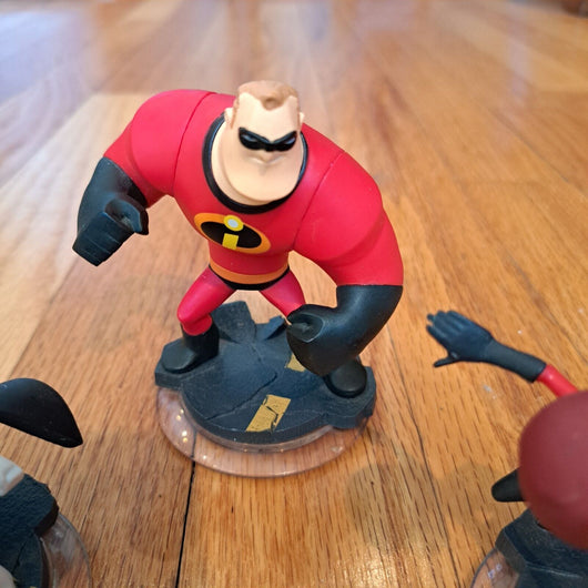 Disney Infinity The Incredibles 3 Figure Lot, GREAT, FAST SHIPPING, WORKS