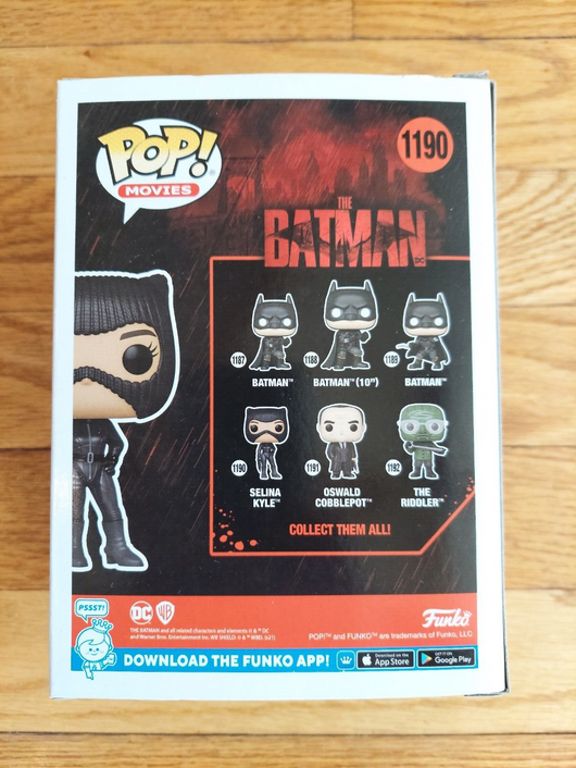 Funko Pop! Movies: Selina Kyle #1190 (Chase Limited Edition) & Selina Kyle #1190