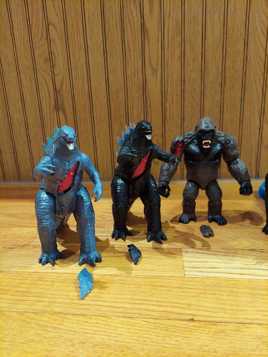 2020 Toho King Kong Vs. Godzilla Monsterverse: 5 Figure Bundle, Fast Shipping!