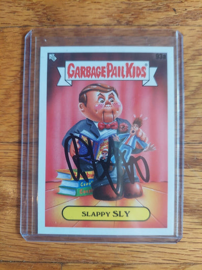 Authentic R.L. Stein Signed Card - Garbage Pail Kids 