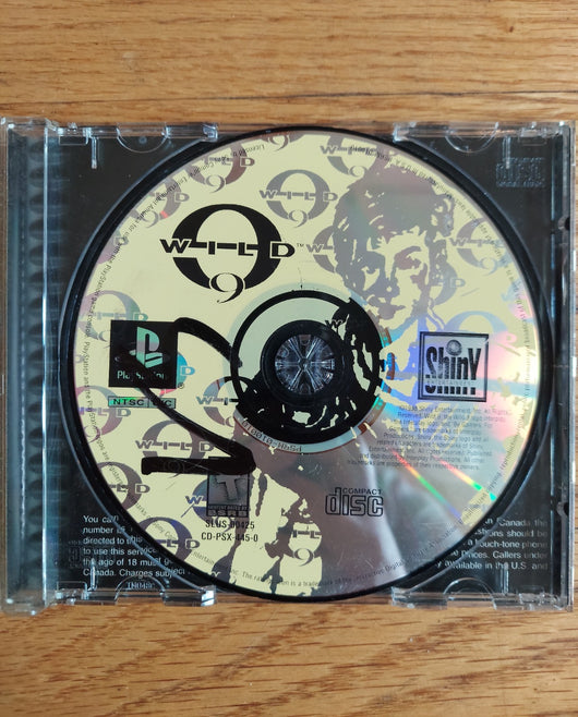 Wild 9 (CIB) - PS1 Game Action Science Fiction Retro Classic Works Fast Shipping