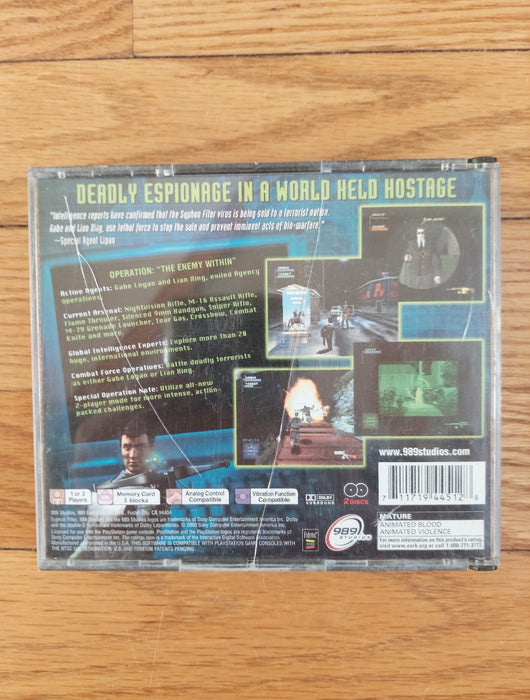 Syphon Filter 2 (CIB) - PS1 Game Shooter Action Stealth - Works - Fast Shipping!
