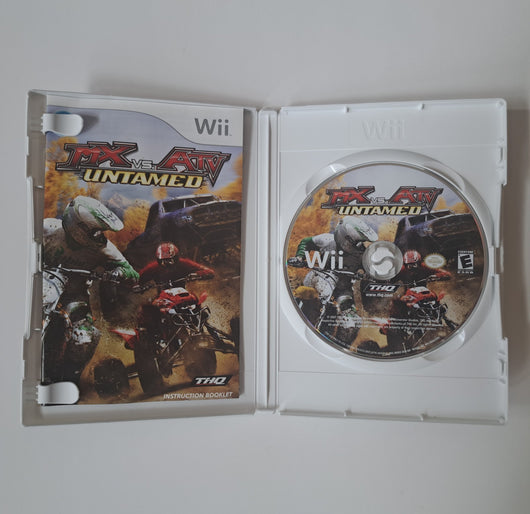Wii Games Bundle (Hot Wheels Beat That!, MX Vs. ATV Untamed) Works Fast Shipping