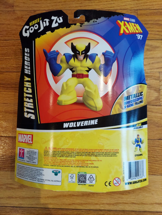 Heroes Of Goo Jit Zu: X-Men '97 - Stretchy Heroes - Wolverines, Fast Shipping!