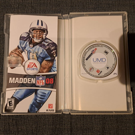 Lot of 3 PSP EA Sports Games: TIGER Woods 08 PGA, NBA Live 06, Madden NFL 08