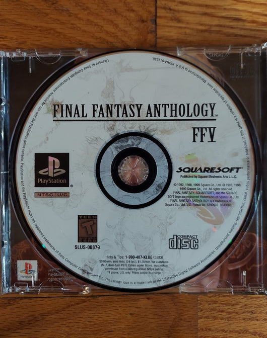 Final Fantasy Anthology (CIB) - PS1 Game RPG Adventure Retro Works Fast Shipping