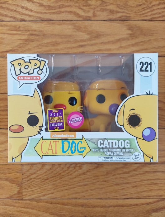 Funko Pop! Catdog - Catdog #221 (2017 Summer Convention Exclusive/Flocked) - NEW
