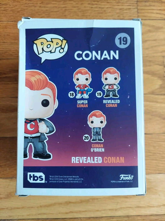 Funko Pop! Vinyl: Conan O'Brien (Superhero) - GameStop (Exclusive) #19,Fast Ship