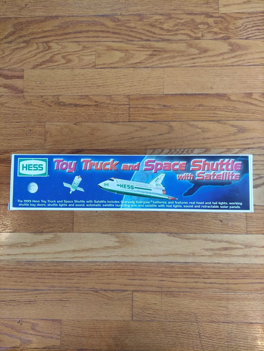 Hess 1999 Toy Truck and Space Shuttle With Satellite - N127, New, Fast Shipping!