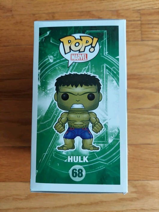  FUNKO MARVEL AVENGERS POP VINYL HULK #68 HOT TOPIC EXCLUSIVE,New Fast Shipping