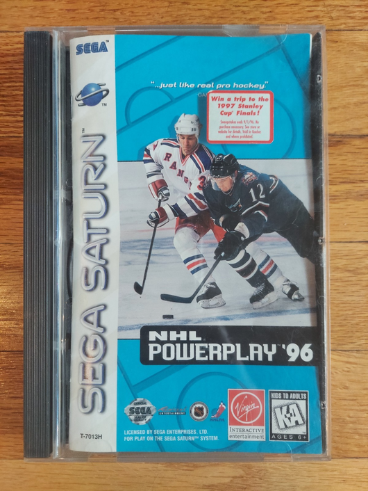 NHL Powerplay 96 (CIB) - Sega Saturn, Works, Fast Shipping!