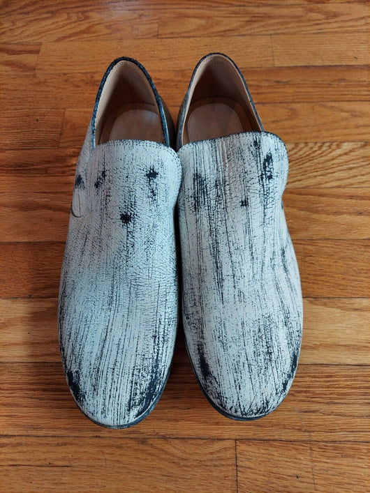 H&M Painted Maison Martin Margiela (Black & White) - Mens Euro Size 43,leather