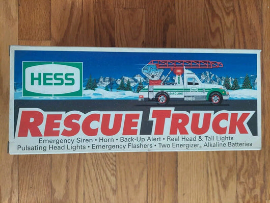 1994 Hess Rescue Truck In Original Box, New, FAST SHIPPING!