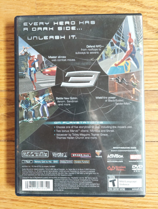 Spider-Man 3 (CIB) - PS2 Game Action & Adventure Open World Works Fast Shipping!