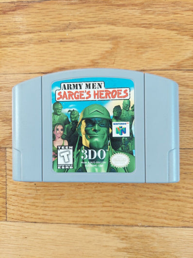 Army Men: Sarge's Heroes N64, Works, Fast Shipping!
