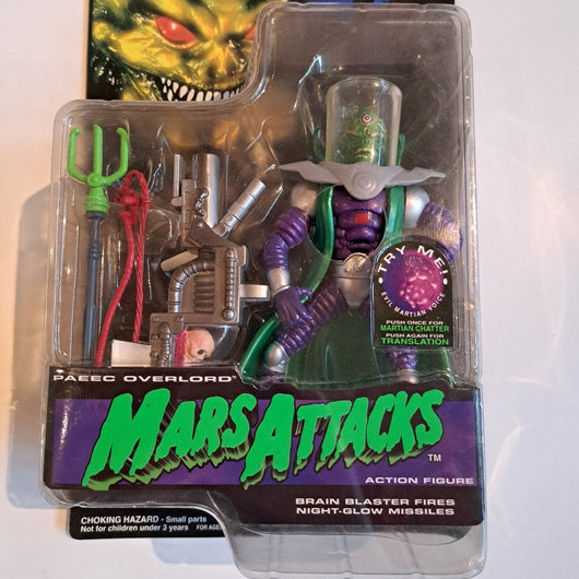 Mars Attacks Paeec Overlord Action Figure Trendmasters Vintage 1996