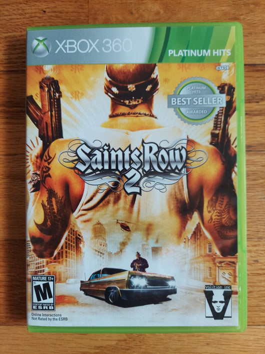 Saints Row & Saints Row 2 (Platinum Hits) (CIB) - Xbox 360 Game Action Adventure