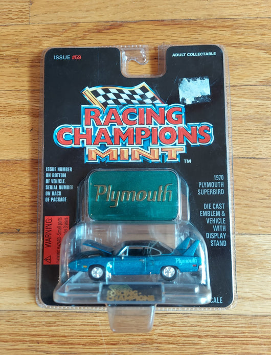 Racing Champions: Mint - 1970 Plymouth Superbird - Diecast - NEW Fast Shipping!