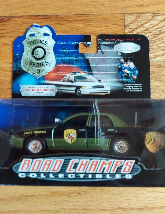 Road Champs Collectibles: Police Series 3 - 1/43 Scale - Maryland State Police