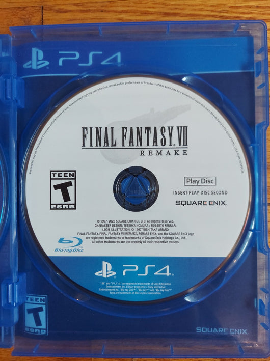 Final Fantasy VII Remake (CIB) - PS4 RPG Fantasy Adventure Works, Fast Shipping!