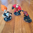 Disney Infinity The Incredibles 3 Figure Lot, GREAT, FAST SHIPPING, WORKS