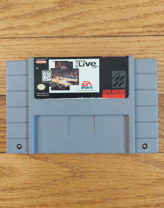 NBA Live 96 - SNES Game Basketball Sports Retro Classic, Works, Fast Shipping!