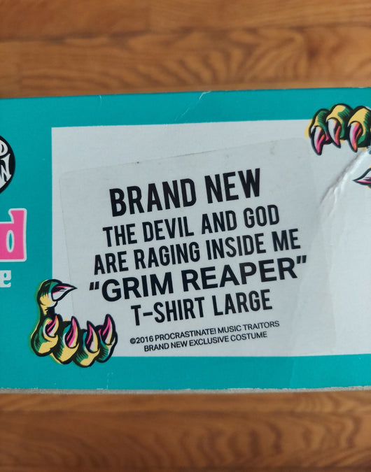 Brand New: The Devil & God Are Raging Inside Me - Grim Reaper Mask -NEW Open Box