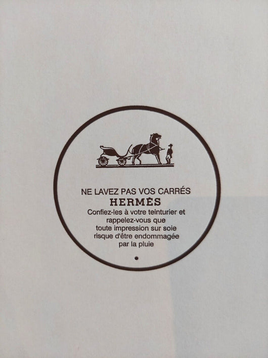 Authentic Hermes Calendar Scarf W/Box, Fast Shipping!