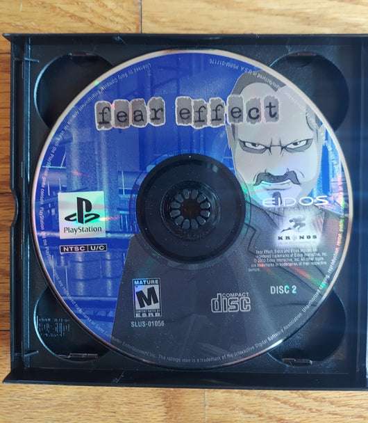 Fear Effect (Discs Only) - PS1 Game Action Adventure Retro Works, Fast Shipping!