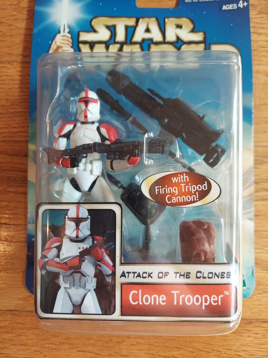 Star Wars: Attack Of The Clones 9 Figure Lot Boba Fett, Obi-Wan Kenobi,Fast Ship