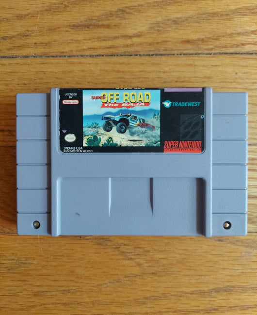 Super Off Road: The Baja - SNES Game Off Road Arcade Racing Works Fast Shipping!